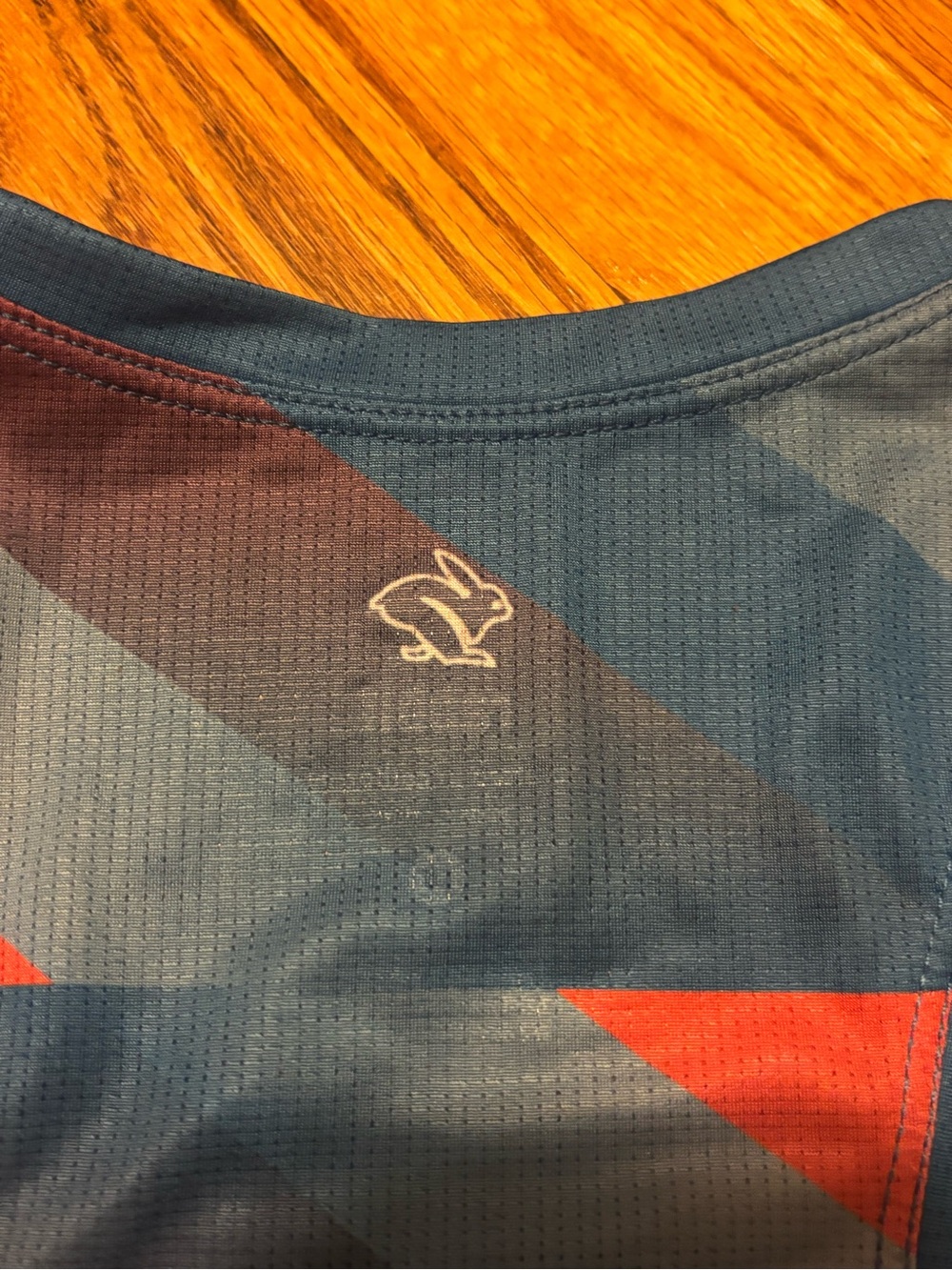 rabbit Women’s Blue & Red Performance Tank Top - Picture 5 of 5